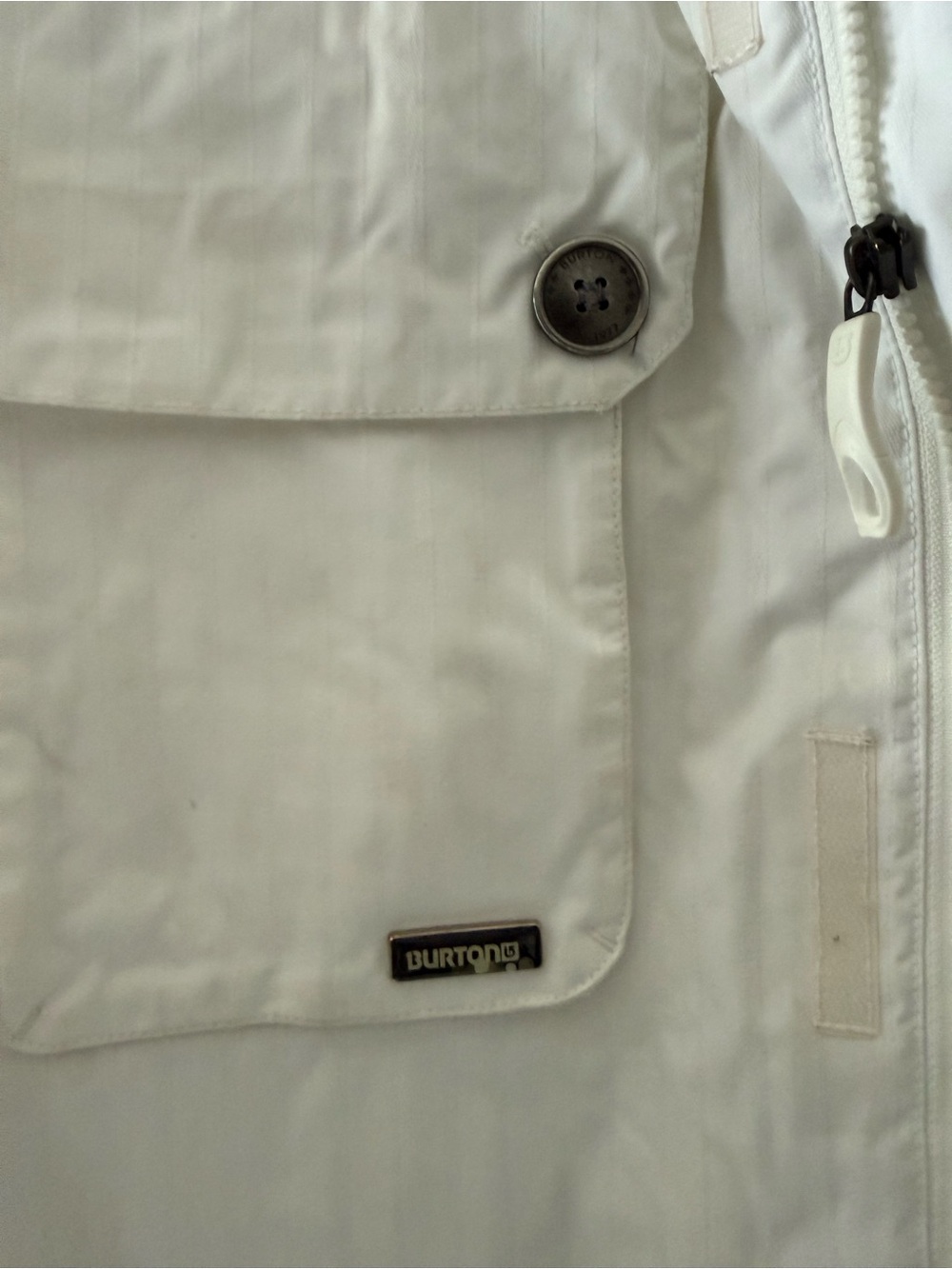 Burton White Snowboard Jacket – Men’s Medium - Picture 2 of 7